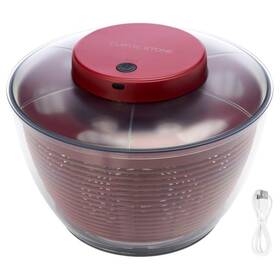 870-378 Curtis Stone 5-quart Rechargeable Salad Spinner 870-378 Curtis Stone 5-quart Rechargeable Salad Spinner