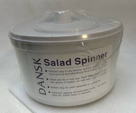 97640wh Dansk Gourmet Flow Thru Salad Spinner Family Size 97640 - Sealed 97640wh Dansk Gourmet Flow Thru Salad Spinner Family Size 97640 - Sealed