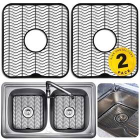 Decorrack 840236509522 2 Black Sink Protectors For Kitchen 12 Inch X 11 Dish Rack Protect F Decorrack 840236509522 2 Black Sink Protectors For Kitchen 12 Inch X 11 Dish Rack Protect F