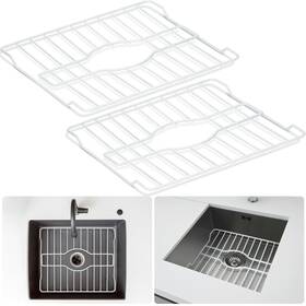 Decorrack 840362812527 Sink Protectors For Kitchen 12 Inch X 10 Metal Dish Drying Rack