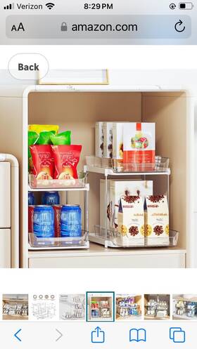 Dlm-slideoutorganizer-2set Delamu 2-tier Multi-purpose Bathroom Under Sink Organizers And 4 Pack White