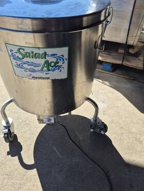 Lettce-115v Delfield Sald-1 Stainless Steel Spinner Salad Lettce-115v Delfield Sald-1 Stainless Steel Spinner Salad