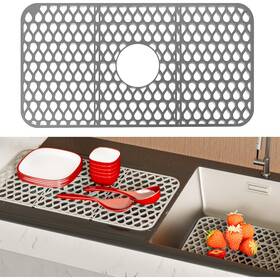 Delironexu 744316290648 Silicone Kitchen Sink Mats Protectors For 26 Inch X 14