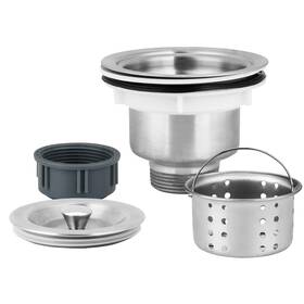 Desumg 791393256517 Kitchen Sink Drain Strainer Assembly 304 Stainless Steel Stopper And Re Desumg 791393256517 Kitchen Sink Drain Strainer Assembly 304 Stainless Steel Stopper And Re