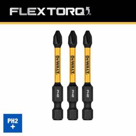 Dwaf2ph2ir3 Dewalt 5 Pack - Flextorq Ph2 Phillips Impact Driver Bits 1/4x2 In 3-pk