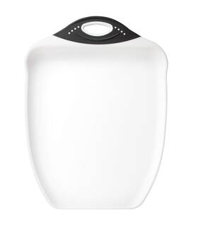 Dexas 084297116675 Chop And Scoop Cutting Board 11 By 15 Inches White With Black Handle