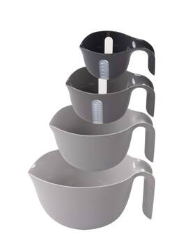 B088jzh8st Dexas 4-piece Nested Mixing Bowl Set Gray Assortment Gmbs4-432 Oversized