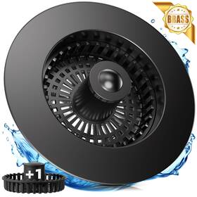 Xm-01 Diksefn 3 In 1 Kitchen Sink Strainer And Stopper Pop Up Drain Plug For 3.5 Inch