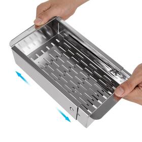 Dbus-strainerbasket-1pcs-sv Dirbuy Over The Sink Colander Strainer Basket Stainless Steel - Extendable Kitchen S