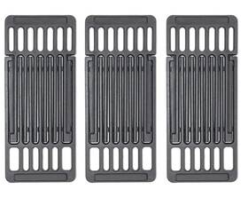 Pcbz0a Dongftai 3-pack 6 1/4 Inch Wide Adjustable Cast Iron Cooking Grate Replacemen