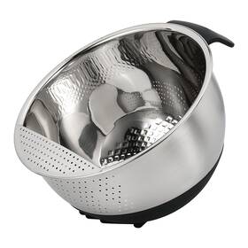 Rc-06 Dopmep Rice Washing Bowl With Strainer Quinoa Washer Stainless Steel Side Dra Inch