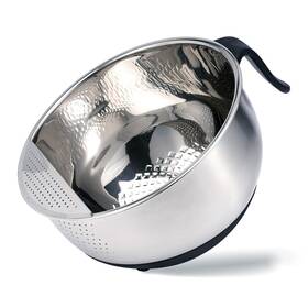 Rc-18-26-blh Dopmep Rice Strainer Bowl Quinoa Washer Whit Handle Stainless Steel Colander Versati