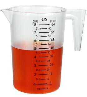 Dotinghux 767461436600 8 Cup/2-quart Large Measuring Cups Clear Strong Food Grade Cup