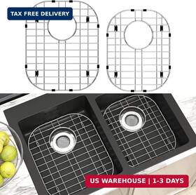 Dpzm Dpzm-pingwang-6 7 2pack Sink Protector Grid 13 Inch X16 And 11.2 X14.5 Stainless Steel