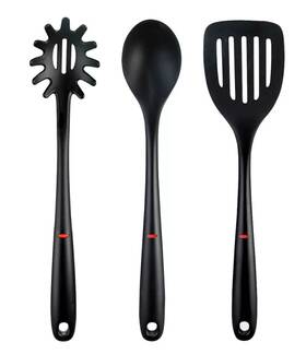 Dreamedge Shop 629038504931 3pc Nylon Utensil Set Black Kitchen Utensils With Soft-grip Handle Includes Pa Dreamedge Shop 629038504931 3pc Nylon Utensil Set Black Kitchen Utensils With Soft-grip Handle Includes Pa