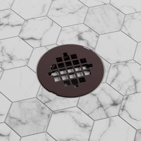 Dreamline Dn09x02r06 Slimline 2 Inch Round Shower Drain Oil Rubbed Bronze