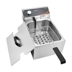 Hk-10c Dulnice Deep Fryer With Basket For Home Use And Commercial 8.46 Qt/8l Electric Fry