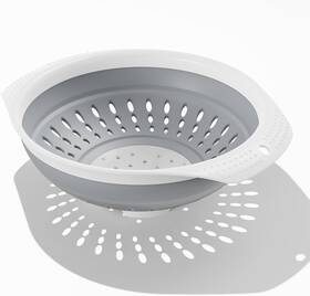 Duvola 313031272224 Collapsible Colander Strainer 5 Quart Silicone Kitchen Drainer For Pasta Veggi