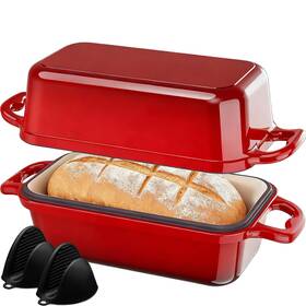 B0fr4q67ch Dycyrq Enameled Cast Iron Dutch Oven For Sourdough Bread Baking 9 X 5inch Oval