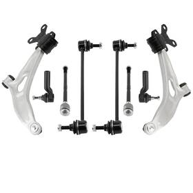 D2y0k2w5-c070 Dyzjkwjw 8pcs Front Control Arm Suspension Kit Fit For 2012-2018 Ford Focus 2013-2