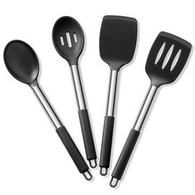 Efsz4 E-far Cooking Utensils Set Of 4 Silicone Kitchen For Non-stick Cook