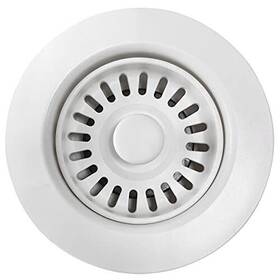 Eadot 705300850651 White Polymer Drain Kitchen Sink Assembly With Removable Basket Straine Eadot 705300850651 White Polymer Drain Kitchen Sink Assembly With Removable Basket Straine