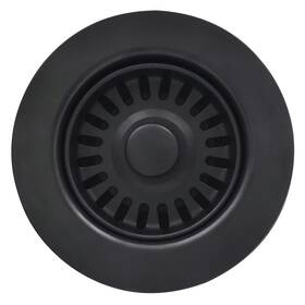 Eadot 705300850668 3-1/2 Inch Polymer Black Kitchen Sink Drain Assembly With Basket Strainer And Eadot 705300850668 3-1/2 Inch Polymer Black Kitchen Sink Drain Assembly With Basket Strainer And