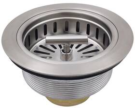 Eadot 794304733022 3-1/2 Inch Brushed Nickel Sink Strainers For Kitchen Stainless Steel Ki Eadot 794304733022 3-1/2 Inch Brushed Nickel Sink Strainers For Kitchen Stainless Steel Ki