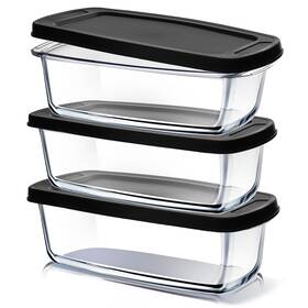 B0ft446znl Eatex Glass Bread Pans For Homemade Baking 1.9 Quart Deep Rectangular Gla
