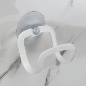 Ex1205 Eiks 3 Pack Sponge Holder With Suction Cups For Sponges Scrubbers Soap White
