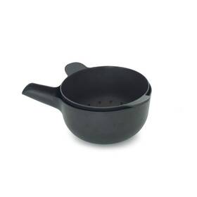 68616 Ekobo Bamboo Small Multi-purpose Bowl And Colander Set Biobu Eco-material Black 68616 Ekobo Bamboo Small Multi-purpose Bowl And Colander Set Biobu Eco-material Black
