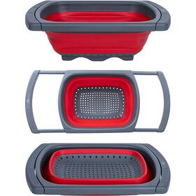 Elitra Home 632726373931 Folding Colander Compact Kitchen Strainer With Extendable Handles