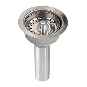 Lkj35 Elkay 094902032801 3-1/2 Inch Drain Fitting With Stainless Steel Body And Strainer Baske
