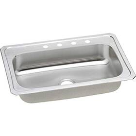 Crs33223 Elkay Celebrity Stainless Steel 33 Inch X 22 7 Top Mount Kitchen 3 F