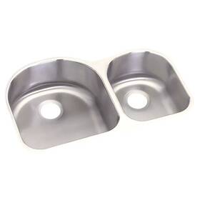 Elkay Rcfu3119r 31x19 Ss Double Bowl Kitchen Sink