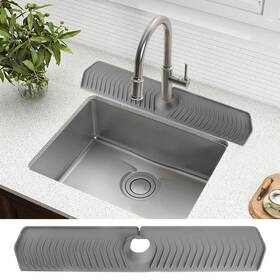 Erp0011-01-0 Elm Ridge Essentials 30 Inch X 5.7 Silicone Sink Splash Guard Mat Faucet Handle Drip Catcher Tray