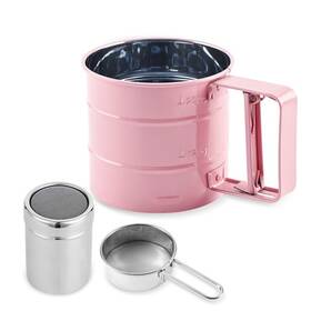 Emime 752700054431 3 In1 Stainless Steel Flour Sifter For Baking Cup
