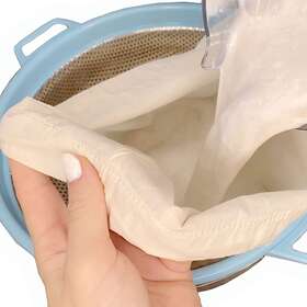 Ena Co. Ltd. 711181615548 2 Pack Nut Milk Bag Extra Large 14 X 100% Unbleached Organic Cotton Cheesec Ena Co. Ltd. 711181615548 2 Pack Nut Milk Bag Extra Large 14 X 100% Unbleached Organic Cotton Cheesec