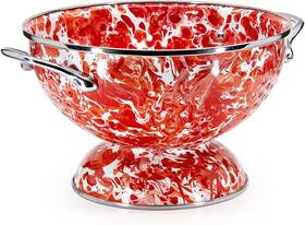 Sn27 Enamelware - 3 Quart Colander Sunset