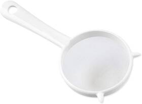 Enyolidimk 740207168430 Small White Mesh Kitchen Sifter - Plastic Strainers Sievecolanders And S