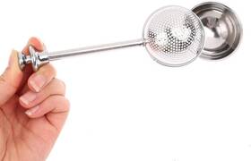 Enyolidimk 792483979996 304 Stainless Steel Flour Powder Filter Spoon Baker Dusting Wand For Sugar