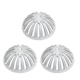 Equipmentblvd 737079621880 Gsw Heavy Duty Aluminum Dome Floor Drain Cover And Strainer Removable