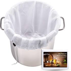 Era Natural 705353522741 Extra Large Brew Bags Reusable 3 Pack 26 Inch X22 Fine Mesh Strainer Bag For Home
