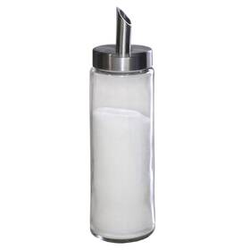Etrog Global 745809071393 Neat Pour Sugar Dispenser Shaker And Pourer - Modern Style Brushed Nickel With