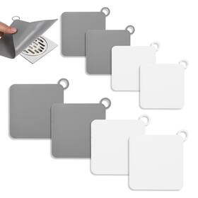 624953 Euphhonycs 1 Vucmaaxq 8 Pcs Silicone Tub Stopper Floor Drain Cover Sewer Anti-odor Mat Deodorizing