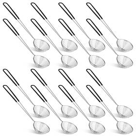 647443 Euphhonycs 1 Mysxdhvwa 16 Pieces Hot Pot Strainer Scoops Stainless Steel Spoons Small Wire
