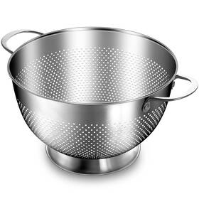 Jl-lsl-002 Ewfen Stainless Steel Colander For Kitchen 5 Quart Durable Rice And Pasta Strainer