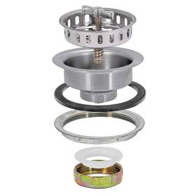 Ez-flo 091712300090 Kitchen Sink Strainer With Die-cast Slip Joint Nut Spin And Seal Ez-flo 091712300090 Kitchen Sink Strainer With Die-cast Slip Joint Nut Spin And Seal