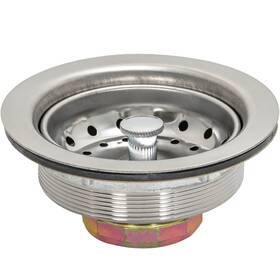 300001 Ez-flo Kitchen Sink Strainer Fits 3-1/2 Inch Opening Drain Assembly With Die-c