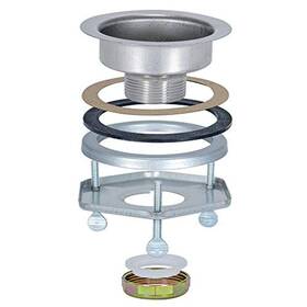 Ez-flo 790149922003 Kitchen Sink Strainer With Flange And Die-cast Slip-joint Nut Stainless Stee